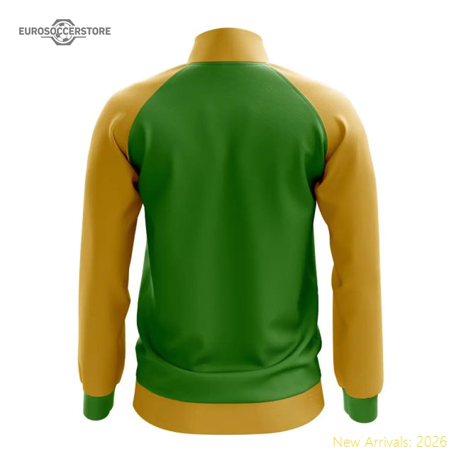 Karakalpakstan Concept Football Track Jacket (Green)-Football Jersey Hub