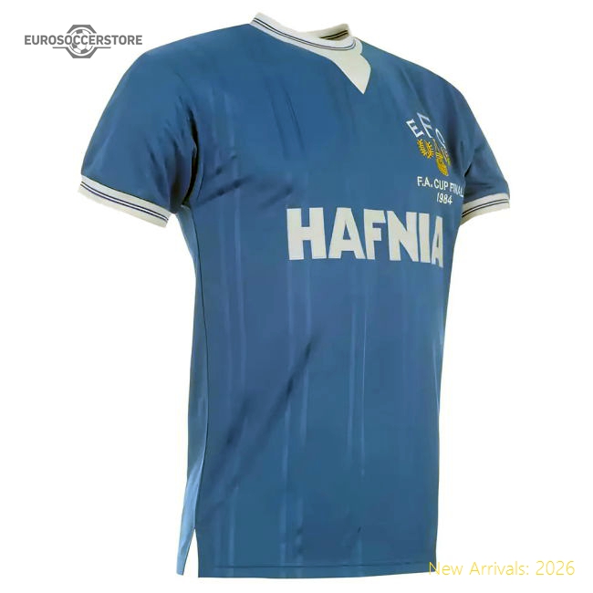 Score Draw Everton 1984 Home Shirt-Football Jersey Hub
