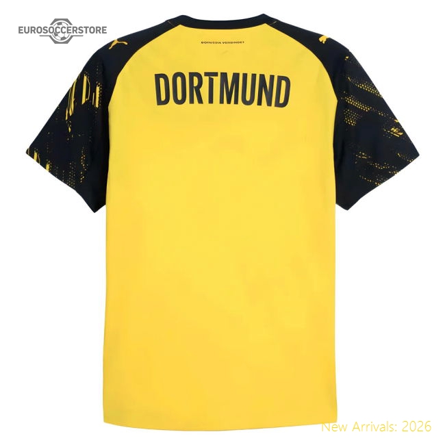 2025-2026 Borussia Dortmund Authentic Home Shirt-Football Jersey Hub
