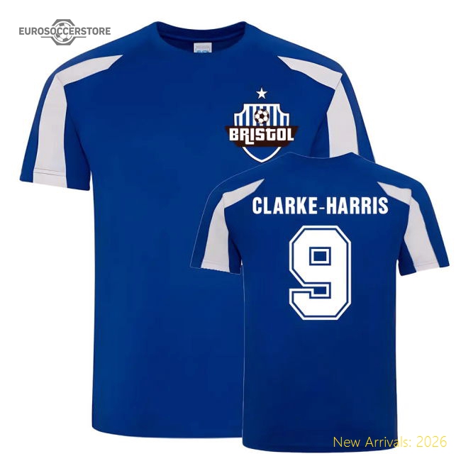 Jodson Clarke-Harris Bristol Rovers Sports Training Jersey (Blue)-Football Jersey Hub