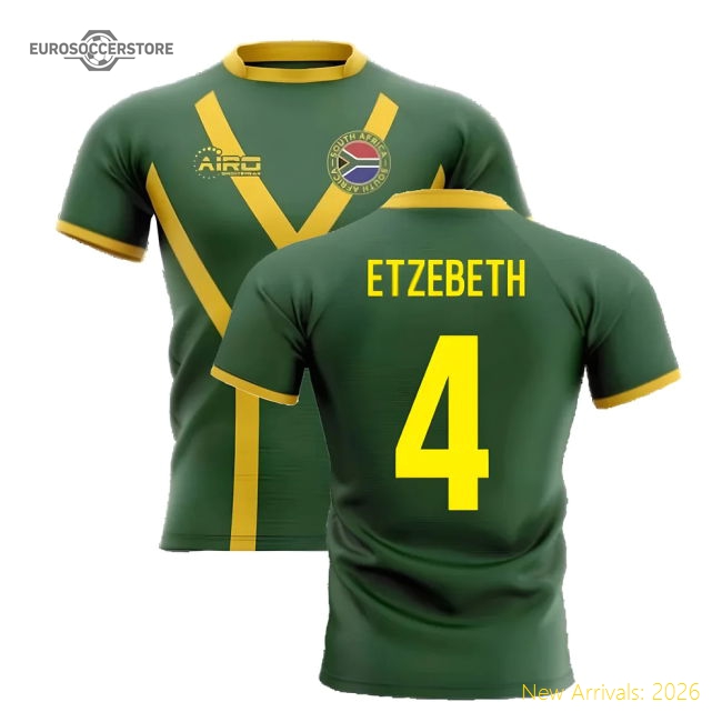 2025-2026 South Africa Springboks Flag Concept Rugby Shirt (Etzebeth 4)-Football Jersey Hub