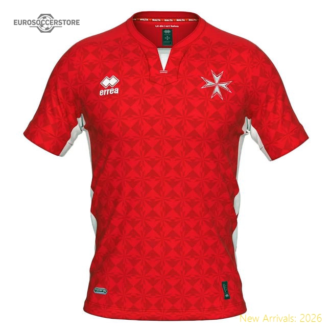 2022-2023 Malta Home Shirt-Football Jersey Hub