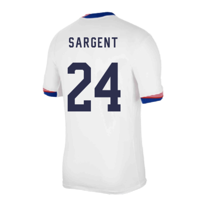 2024-2025 United States USA Home Shirt (SARGENT 24)-Football Jersey Hub