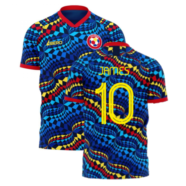 Colombia 2025-2026 Fourth Concept Football Kit (Libero) (JAMES 10)-Football Jersey Hub