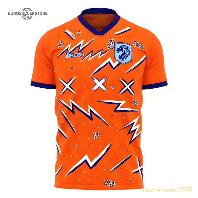 2025-2026 Netherlands Home Pre-Match Concept Shirt Adult Short Sleeve-Football Jersey Hub