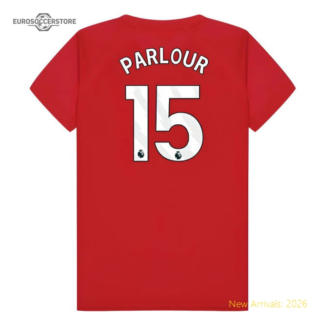 Arsenal Poly T-Shirt (Red) - Kids (Parlour 15)-Football Jersey Hub