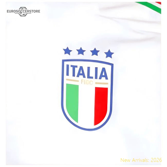 2024-2025 Italy Training Top (White)-Football Jersey Hub