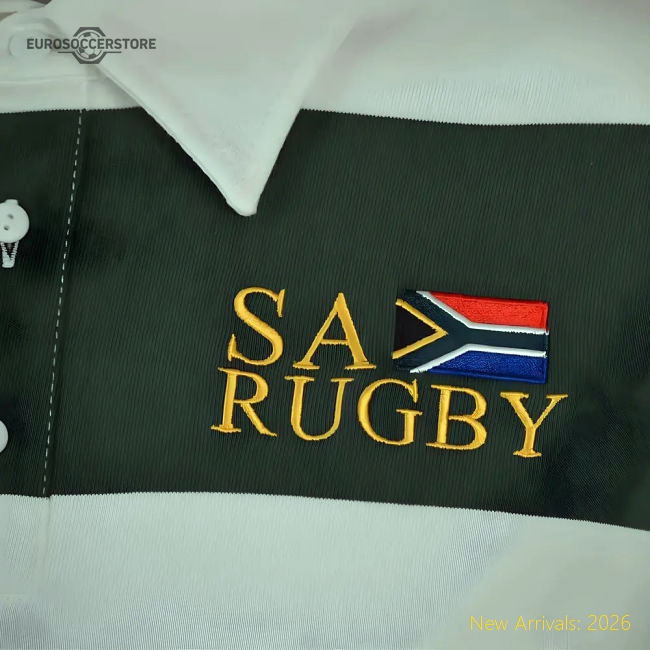 South Africa Hooped Rugby Shirt-Football Jersey Hub