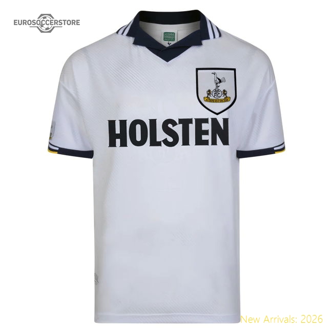 Score Draw Tottenham Hotspur 1994 Retro Football Shirt-Football Jersey Hub