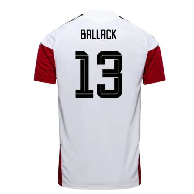 2026-2027 Germany Training Jersey (White) (Ballack 13)-Football Jersey Hub