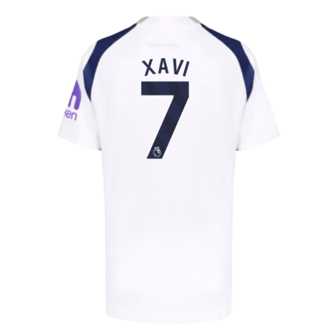 2025-2026 Tottenham Hotspur Home Shirt (Kids) (Xavi 7)-Football Jersey Hub