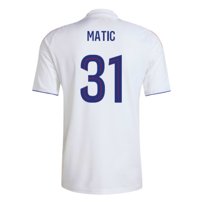 2025-2026 Olympique Lyon Home Shirt (Matic 31)-Football Jersey Hub