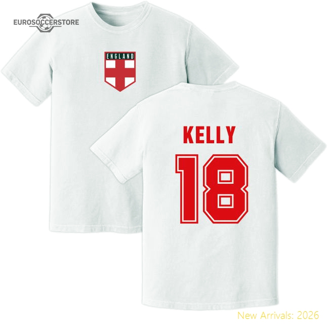 Kelly England Training Jersey (White)-Football Jersey Hub