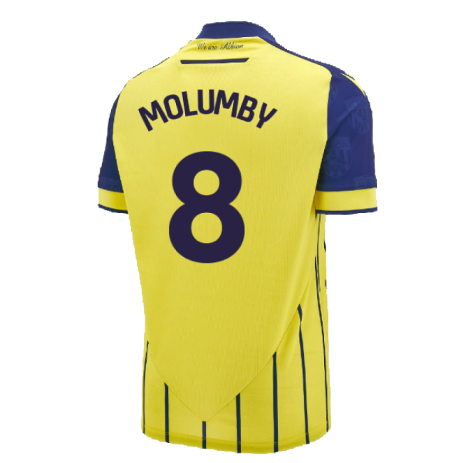 2024-2025 West Brom WBA Albion Away Shirt (Molumby 8)-Football Jersey Hub