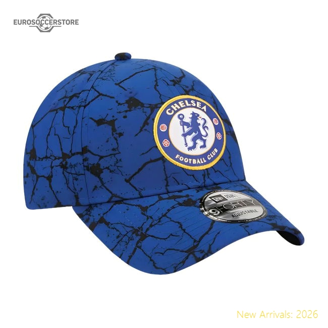 2022-2023 Chelsea Lion Crest MARBLE 9FORTY Calming Blue-Football Jersey Hub