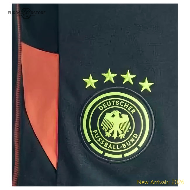 2024-2025 Germany Home Goalkeeper Shorts (Black)-Football Jersey Hub