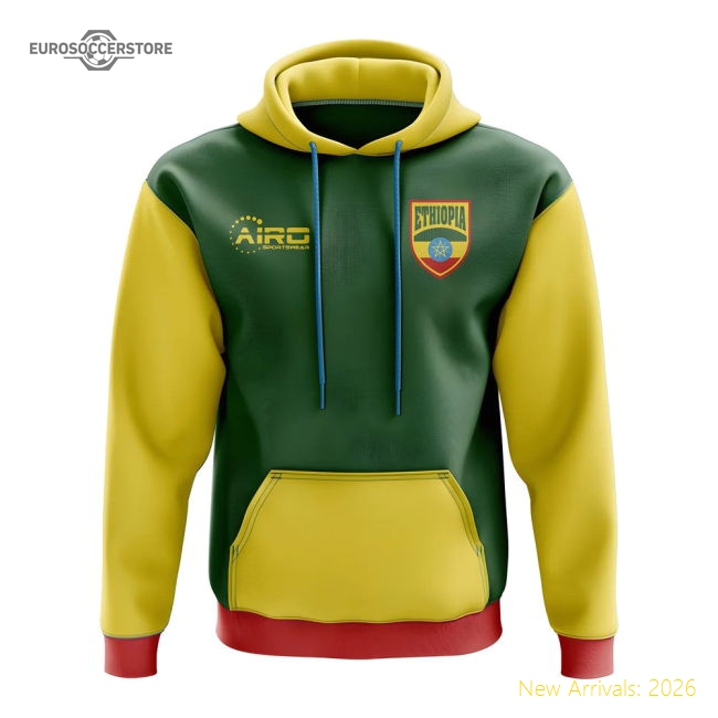 Ethiopia Concept Country Football Hoody (Green)-Football Jersey Hub