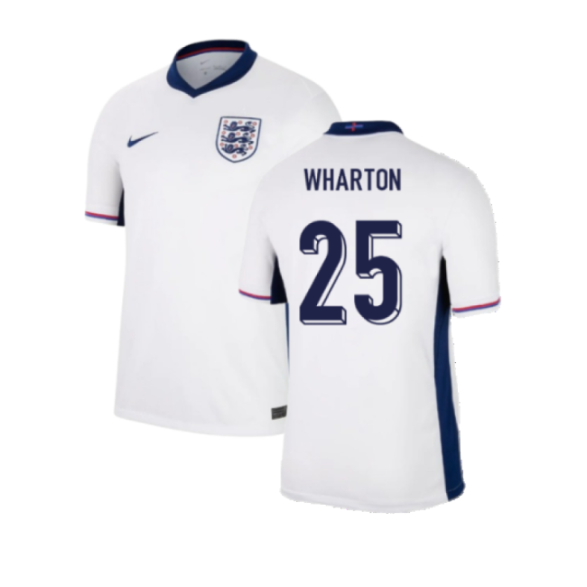 2024-2025 England Home Shirt (Wharton 25)-Football Jersey Hub