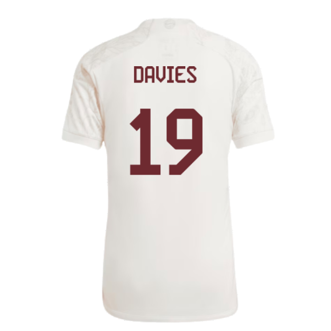 2023-2024 Bayern Munich Third Shirt (Davies 19)-Football Jersey Hub
