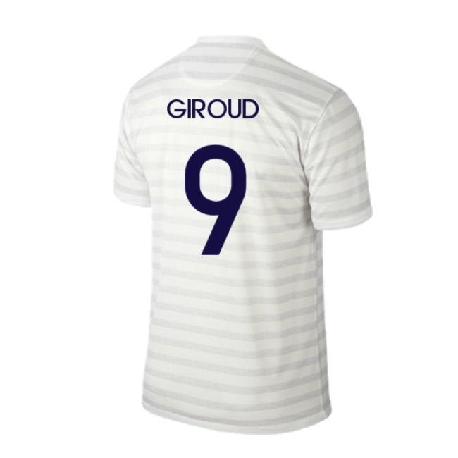 France 2014-15 Away Shirt ((Excellent) M) (Giroud 9)-Football Jersey Hub