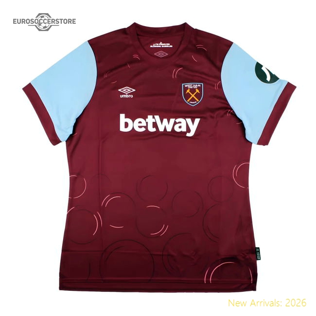 2023-2024 West Ham United Home Shirt (Womens)-Football Jersey Hub