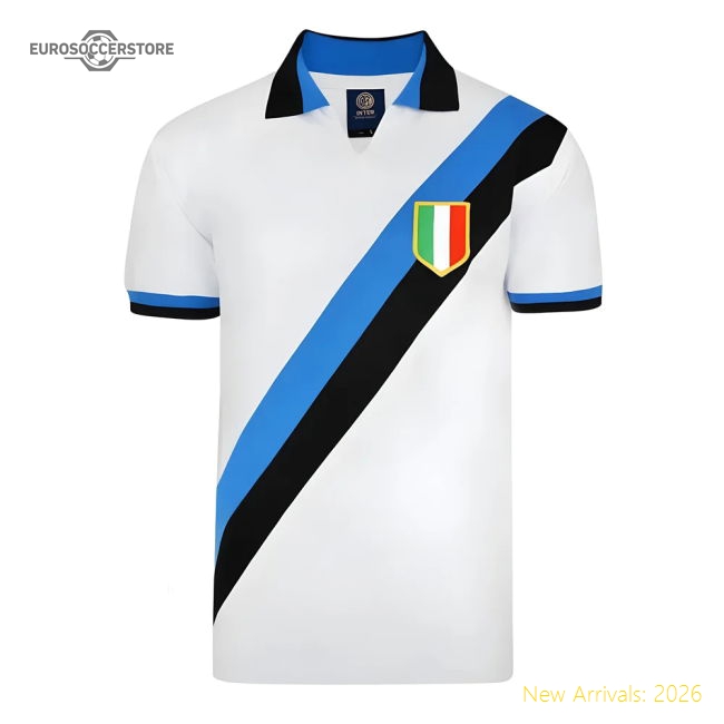 Score Draw Internazionale 1964 Away Retro Football Shirt-Football Jersey Hub