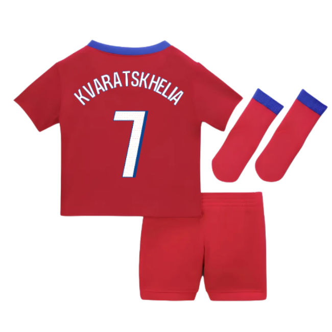 2025-2026 PSG Third Baby Kit (Kvaratskhelia 7)-Football Jersey Hub