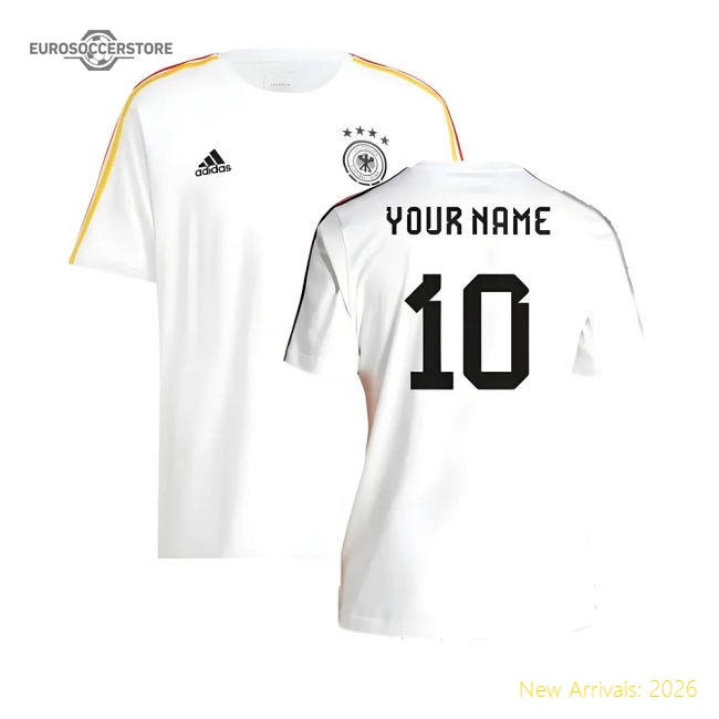 2024-2025 Germany 3S DNA Tee (White) (Your Name)-Football Jersey Hub
