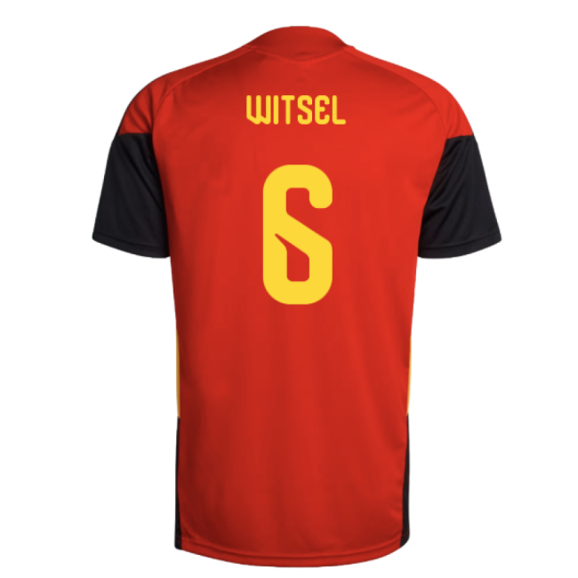 2026-2027 Belgium Training Jersey (Red) (Witsel 6)-Football Jersey Hub