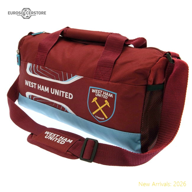 West Ham United FC Flash Duffle Bag-Football Jersey Hub