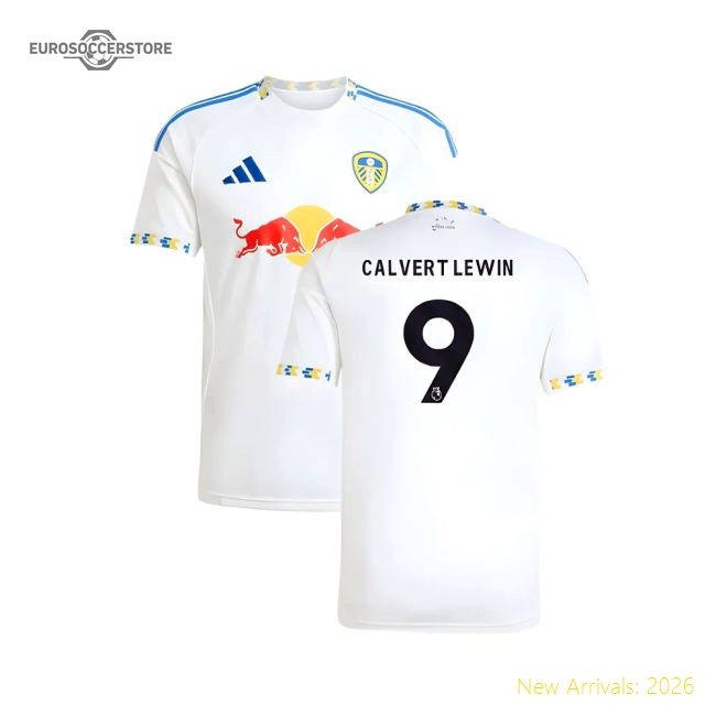 2025-2026 Leeds United Home Shirt (Calvert Lewin 9)-Football Jersey Hub