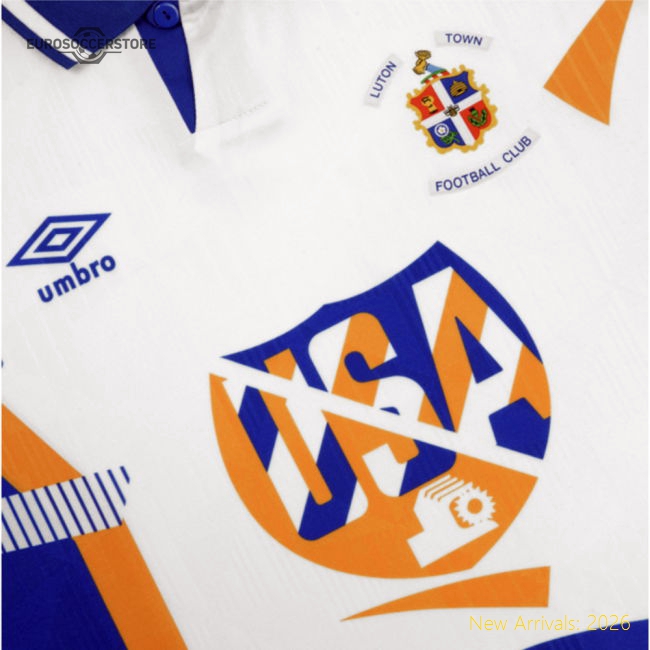 1991-1992 Luton Town Home Retro Shirt-Football Jersey Hub