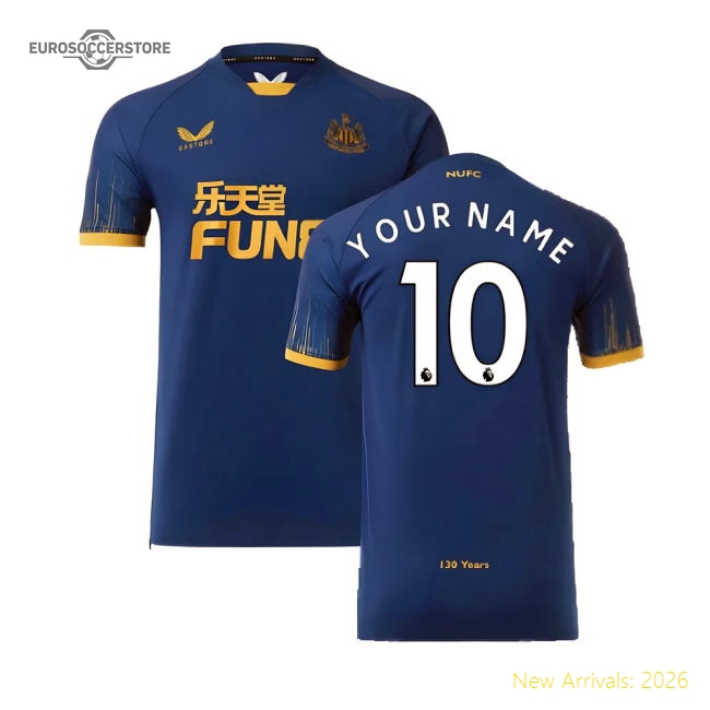 2022-2023 Newcastle Away Shirt (Your Name)-Football Jersey Hub