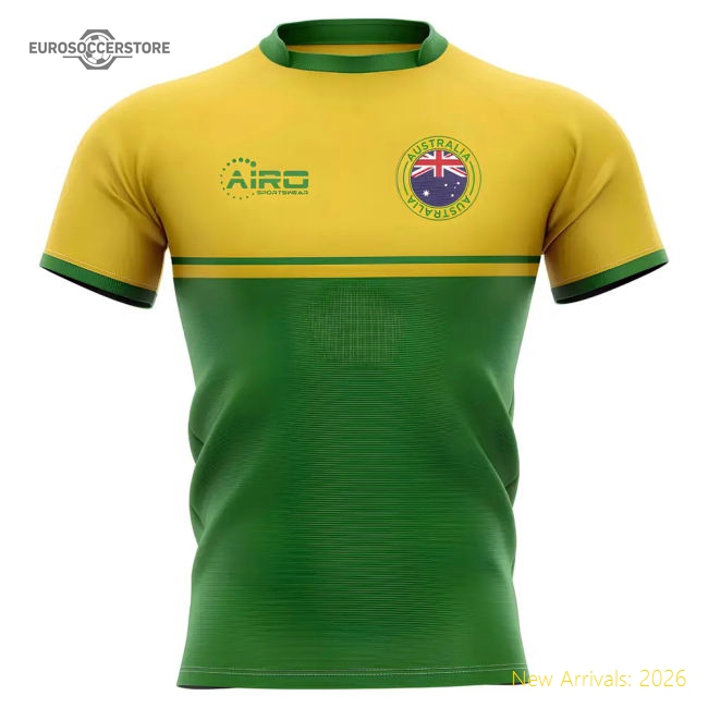 2025-2026 Australia Training Concept Rugby Shirt - Womens-Football Jersey Hub