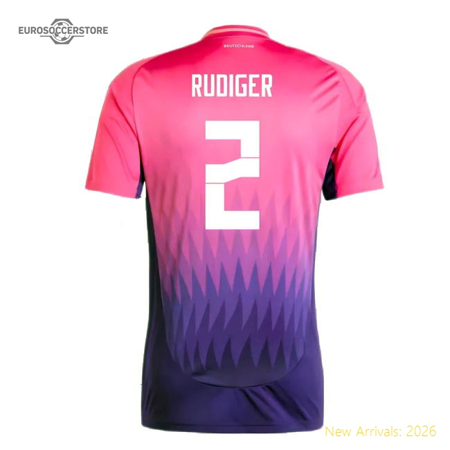 2024-2025 Germany Away Shirt (Rudiger 2)-Football Jersey Hub