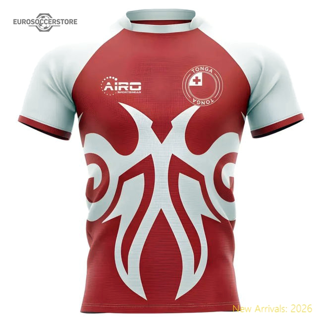 2025-2026 Tonga Home Concept Rugby Shirt - Womens-Football Jersey Hub