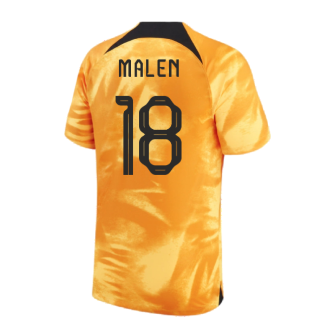 2022-2023 Holland Home Shirt (MALEN 18)-Football Jersey Hub