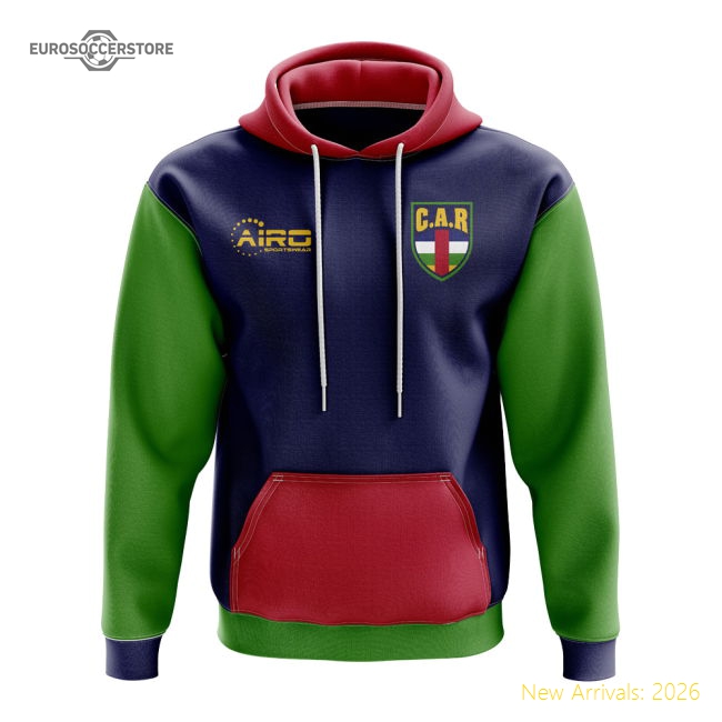 Central African Republic Concept Country Football Hoody (Navy)-Football Jersey Hub