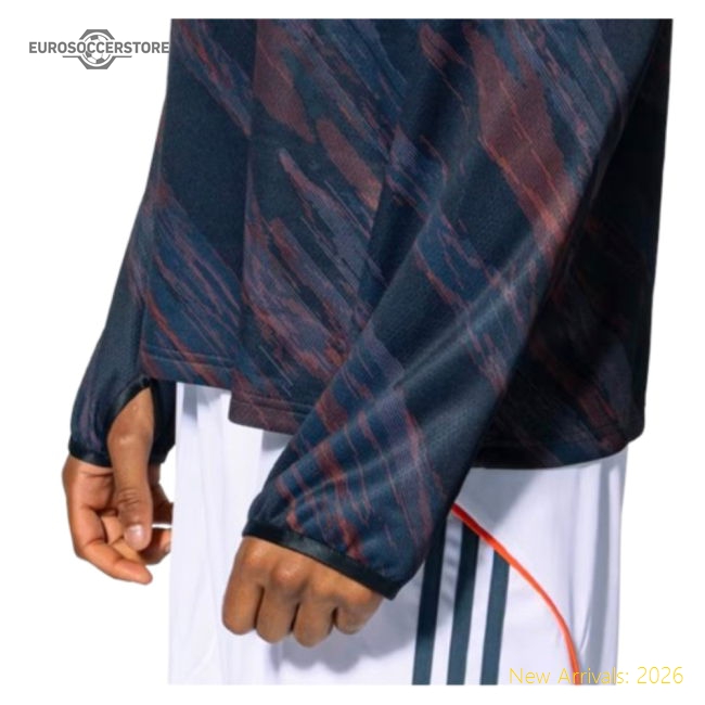 2025-2026 Bayern Munich Pre-Match Warm Top (Black)-Football Jersey Hub