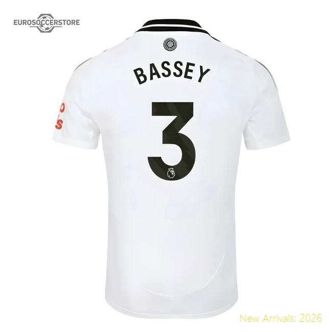 2024-2025 Fulham Home Shirt (Bassey 3)-Football Jersey Hub