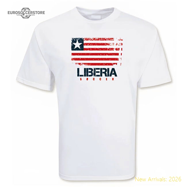 Liberia Soccer T-shirt-Football Jersey Hub