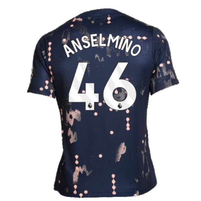 2024-2025 Chelsea Academy Pro Pre-Match Shirt (Obsidian) (Anselmino 46)-Football Jersey Hub