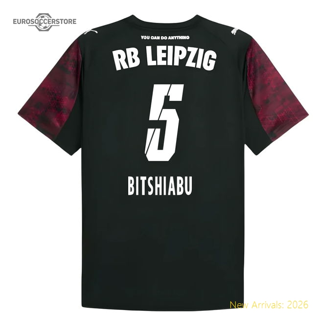 2025-2026 Red Bull Leipzig Third Shirt (Bitshiabu 5)-Football Jersey Hub