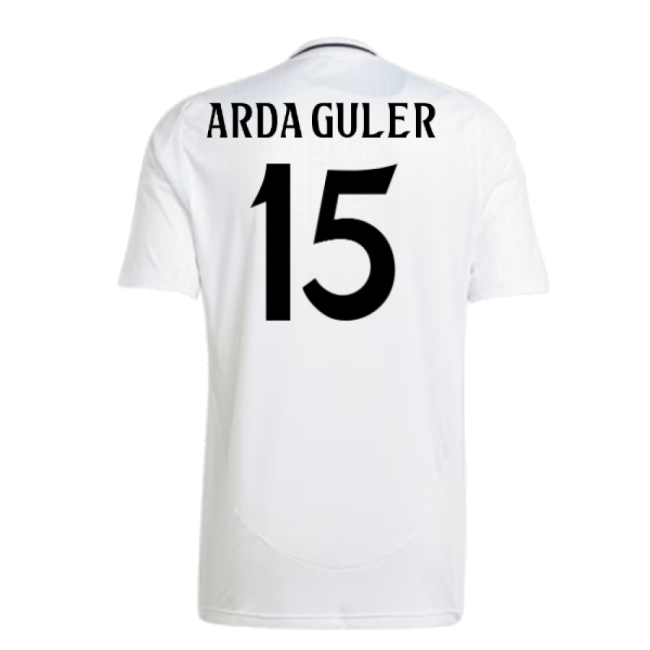2024-2025 Real Madrid Home Shirt (Arda Guler 15)-Football Jersey Hub