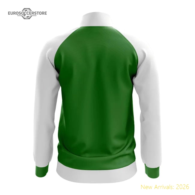 Lesotho Concept Football Track Jacket (Green)-Football Jersey Hub