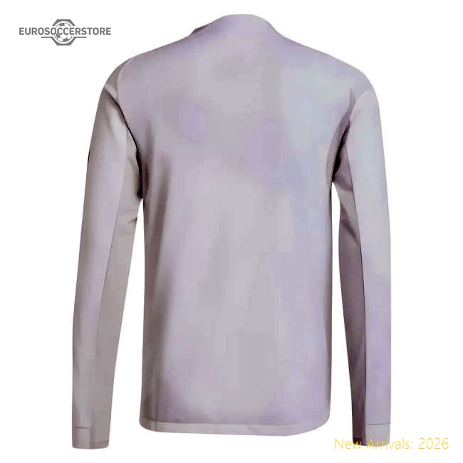 2025-2026 Real Madrid Authentic Long Sleeve Home Shirt-Football Jersey Hub