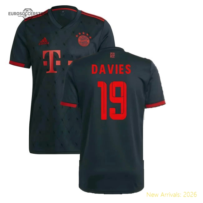 2022-2023 Bayern Munich Third Shirt (DAVIES 19)-Football Jersey Hub