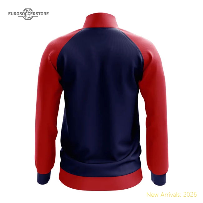 Norway Concept Football Track Jacket (Navy)-Football Jersey Hub
