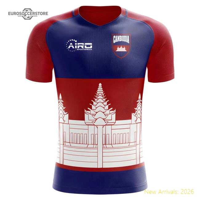 2025-2026 Cambodia Home Concept Football Shirt - Womens-Football Jersey Hub