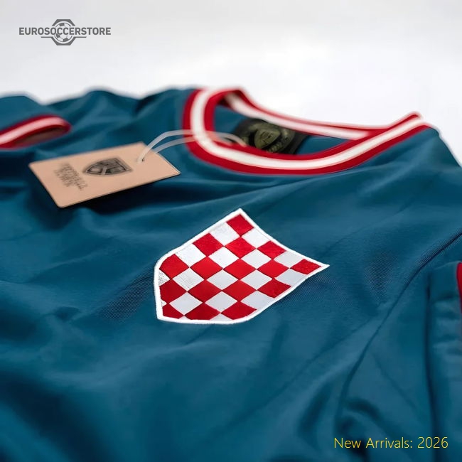 Vintage Croatia Kockasti Soccer Jersey-Football Jersey Hub